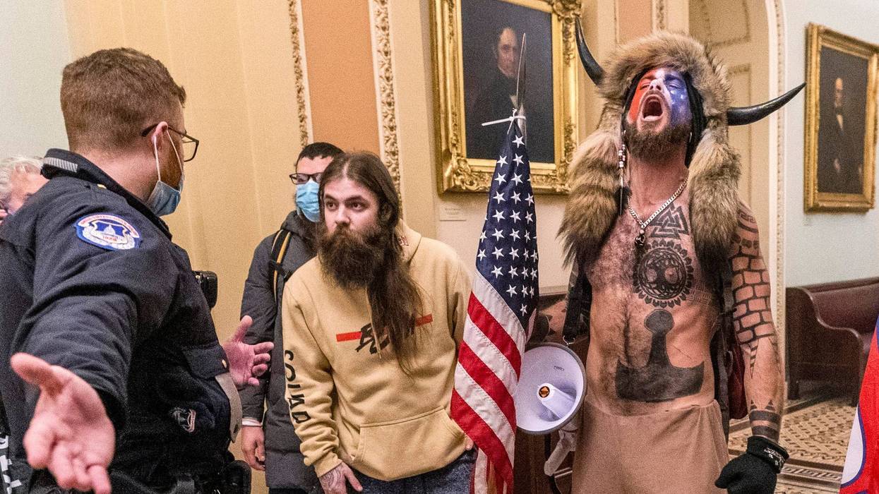 Capitol Breach Costumed Rioter