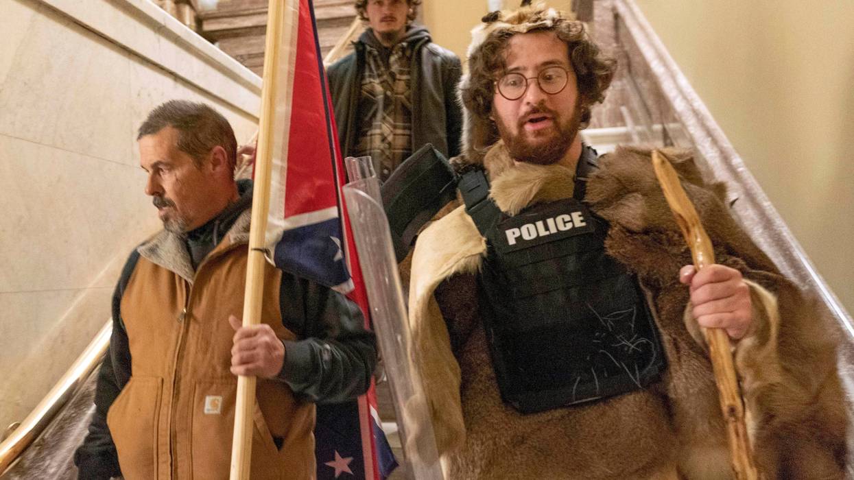 Capitol Riot Caveman Costume