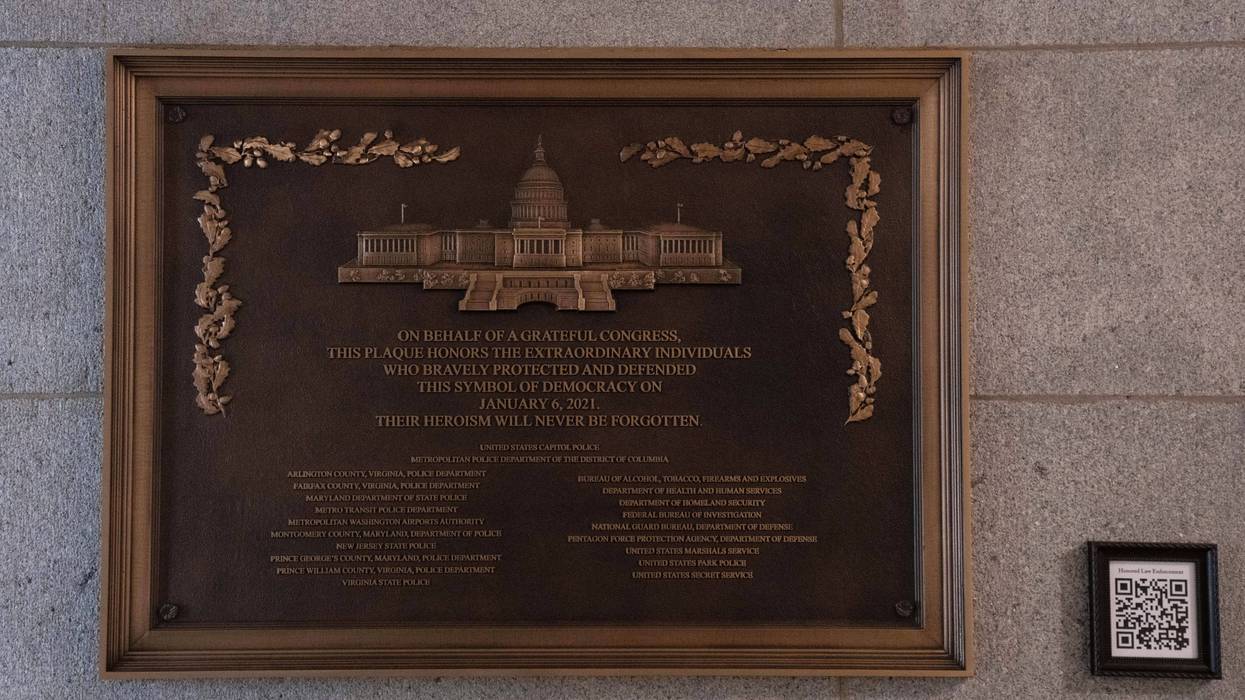Capitol Riot Plaque