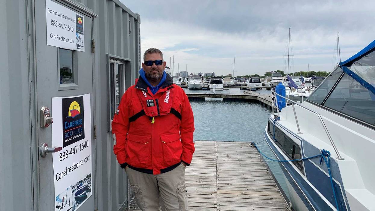 captain on dock
