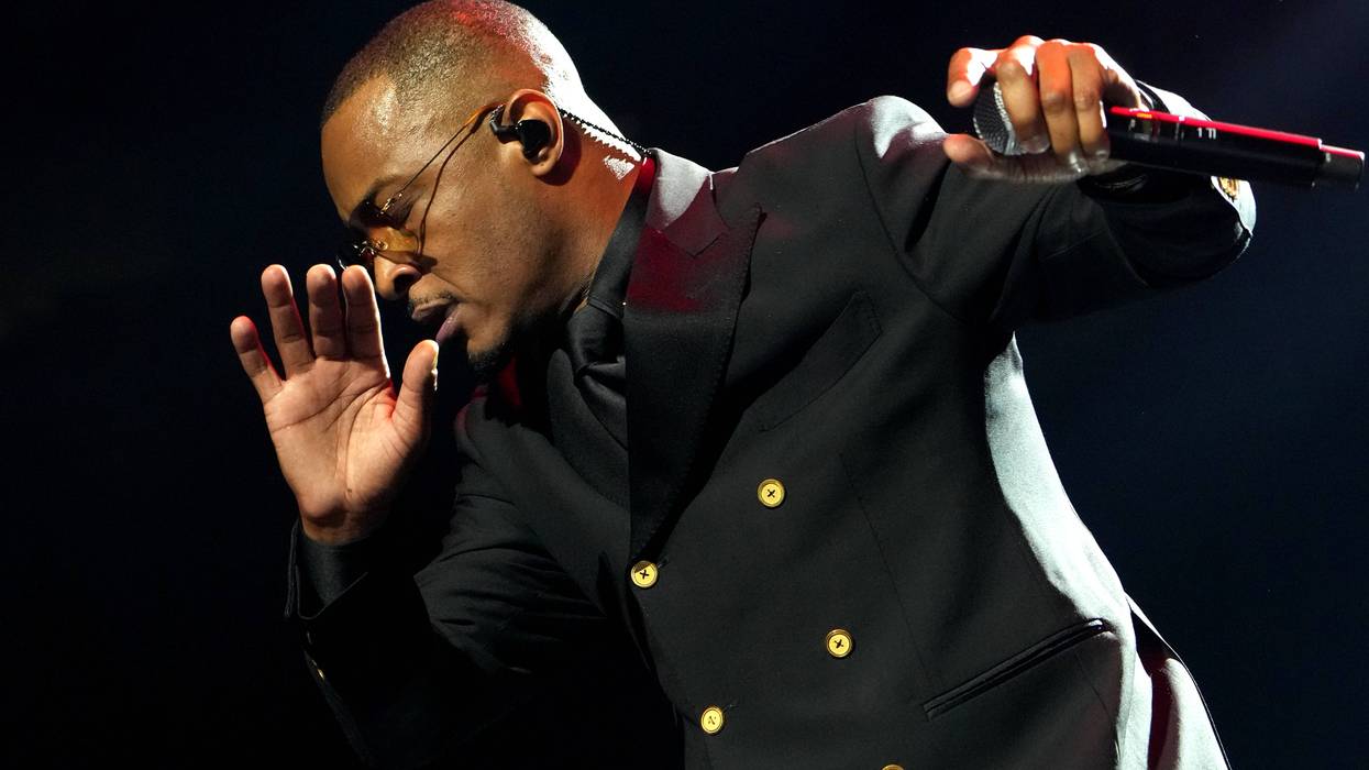 Caption NEW ORLEANS, LOUISIANA - JULY 05: T.I. performs during the 2026 ESSENCE Festival Of Culture® Presented By Coca-Cola® at Caesars Superdome on July 05, 2026 in New Orleans, Louisiana. (Photo by Bennett Raglin/Getty Images for ESSENCE)