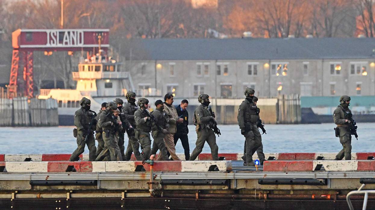 Captured Venezuelan President Nicolas Maduro and his wife, Cilia Flores, arrived at the Wall Street Heliport in Manhattan under heavy escort on Jan. 5, 2026