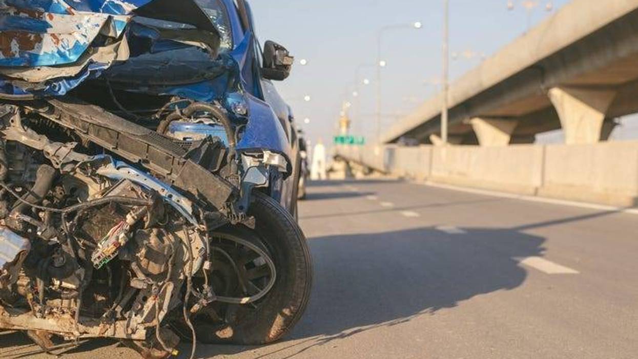 car crash damage