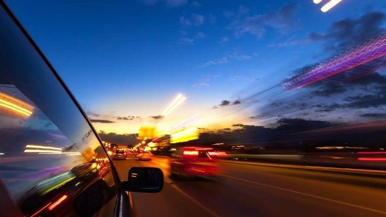 Car On Highway