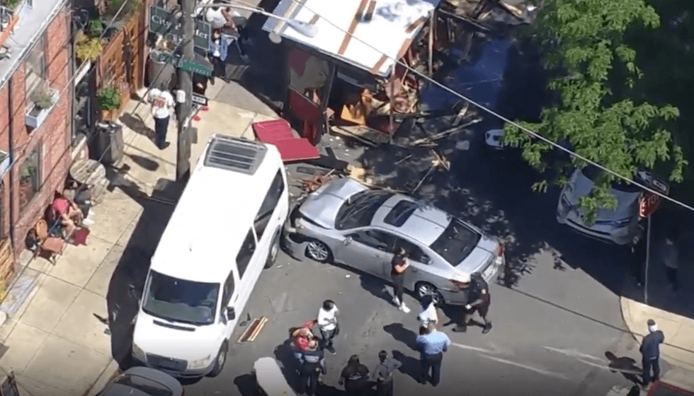 Car plows into outdoor dining space in Northern Liberties, injuring multiple people