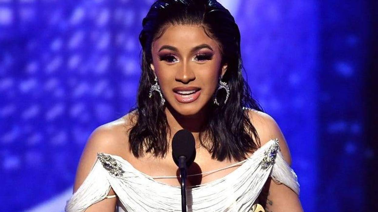 Cardi B accepts the Best Rap Album for 'Invasion of Privacy' onstage during the 61st Annual GRAMMY Awards