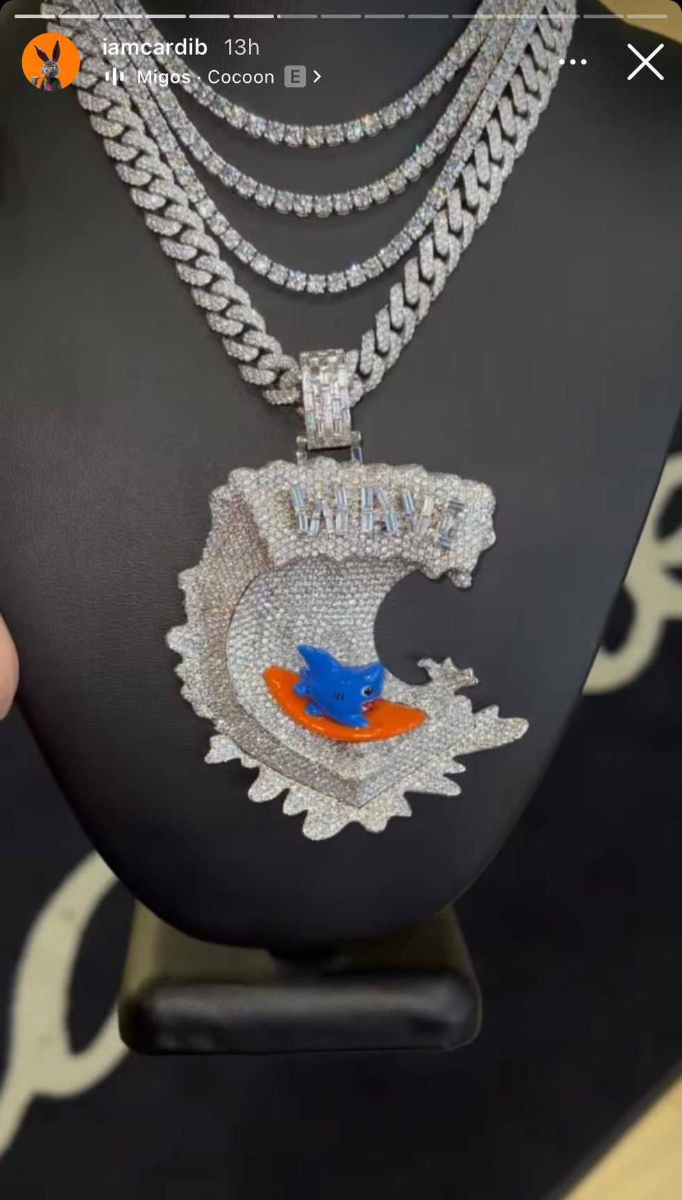 Cardi B instagram story