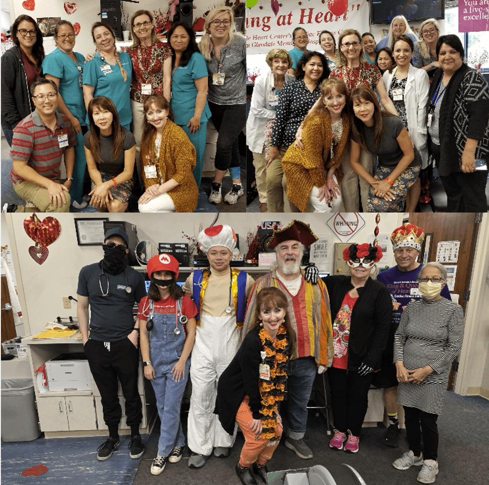 Cardiac staff and patients at numerous events