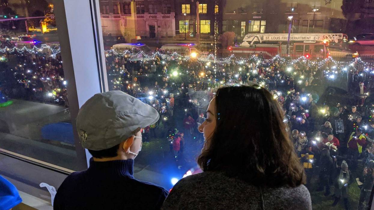 Cardinal Glennon light up event