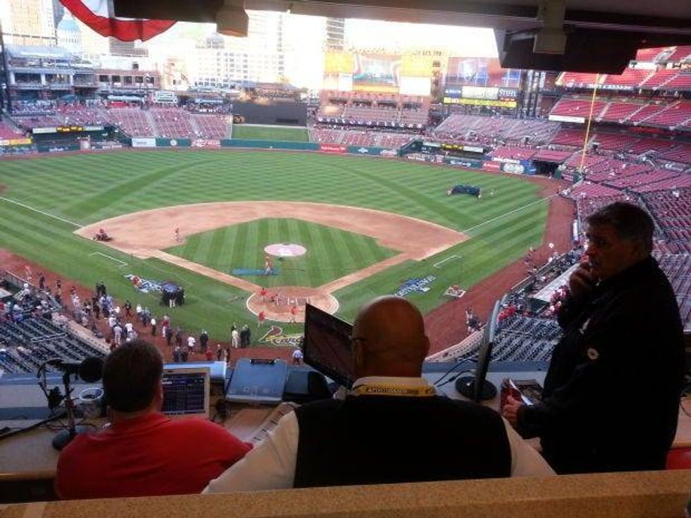 Cardinals KMOX broadcast booth