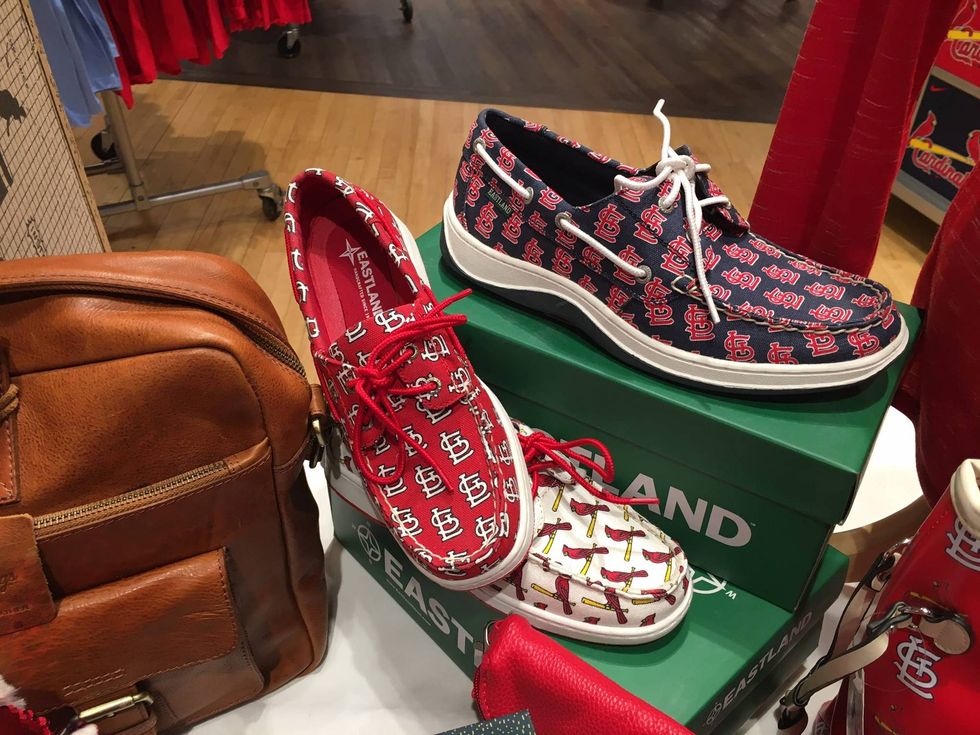 Cardinals shoes at the Team Store