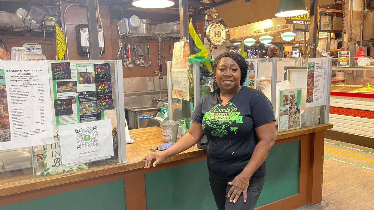 Careda Matthews, founder of Careda's Caribbean Cuisine in Reading Terminal Market