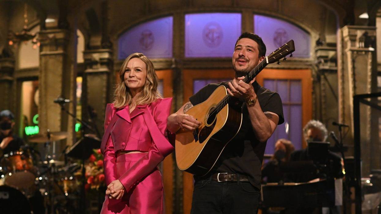 Carey Mulligan and Marcus Mumford