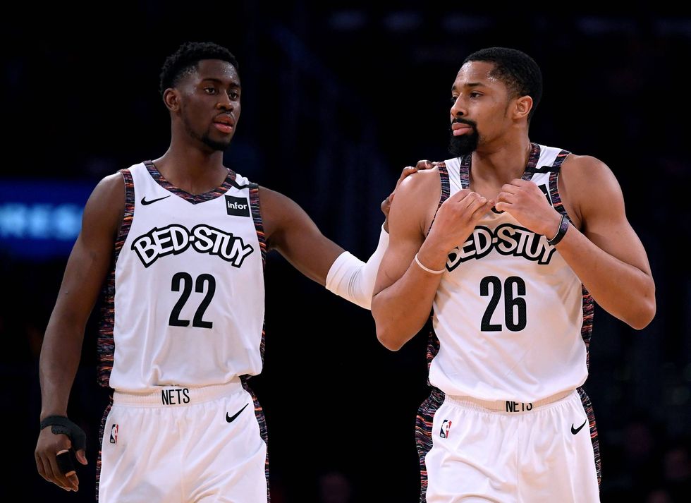 Caris LeVert and Spencer Dinwiddie