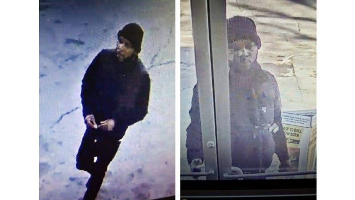 Carjacking suspect on surveillance camera