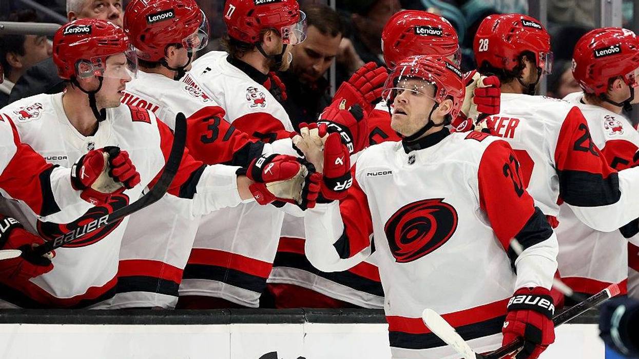 Carolina celebrates goal