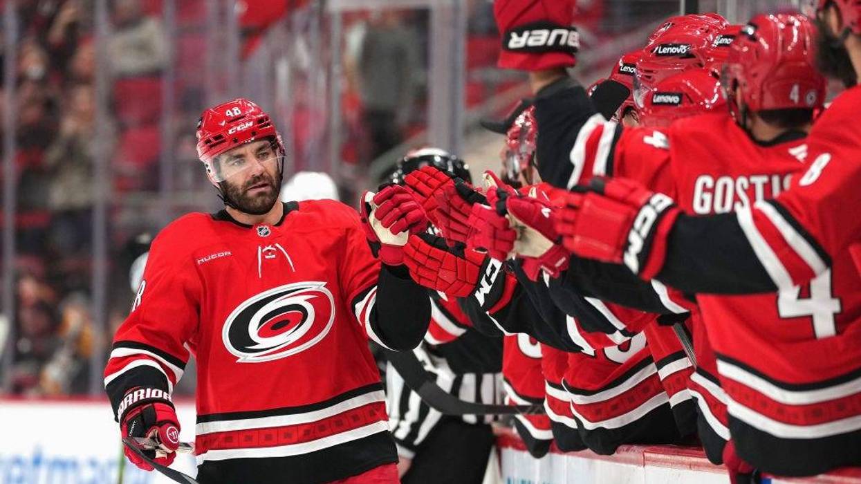 Carolina celebrates goal