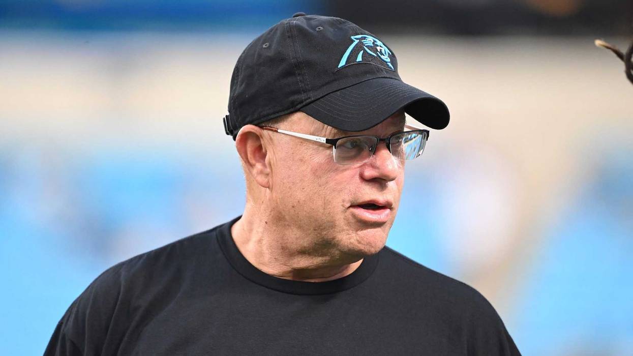 Carolina Panthers owner David Tepper before the game at Bank of America Stadium.