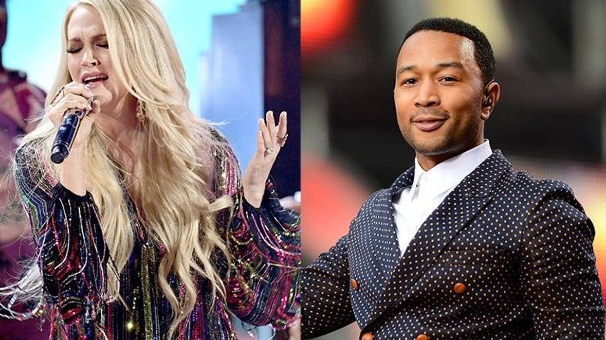 Carrie Underwood and John Legend