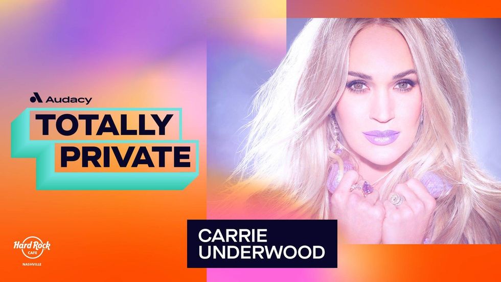 Here’s how to win a Totally Private Carrie Underwood concert in Nashville for you and 9 friends