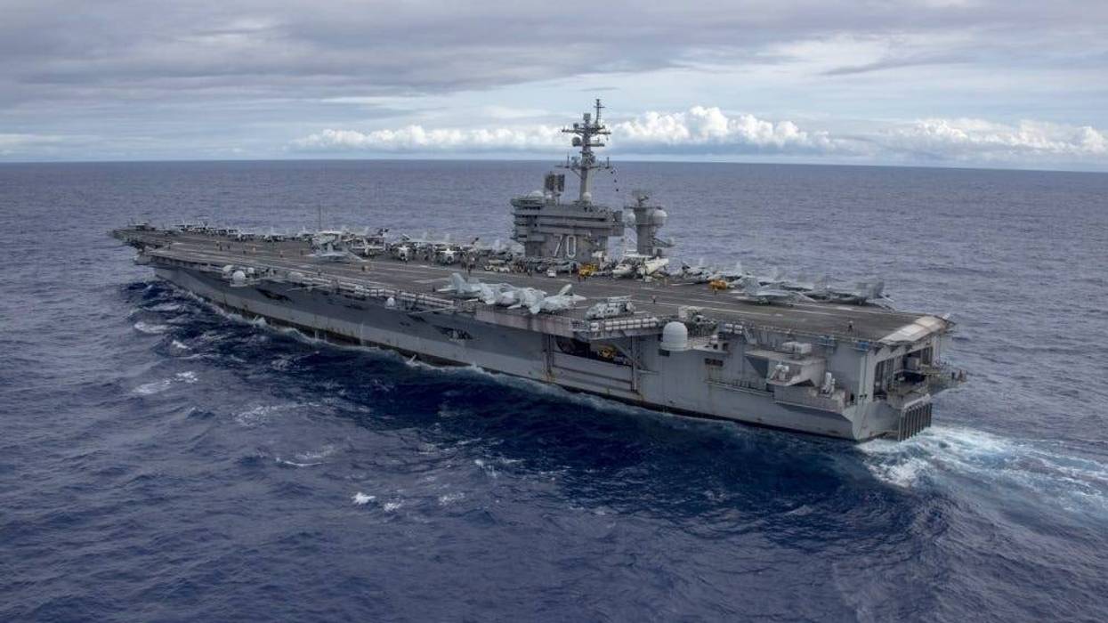Carrier strike group in the South China Sea