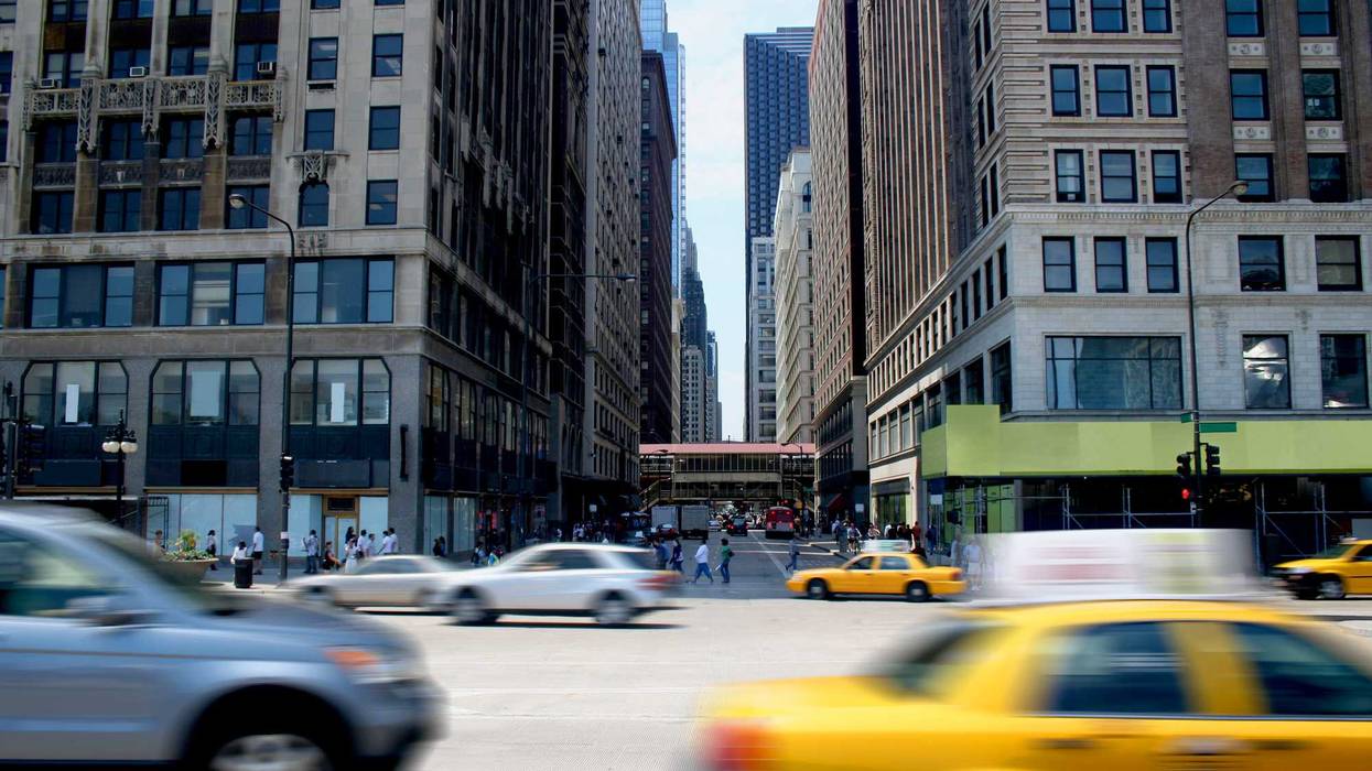 Cars driving on Michigan Avenue