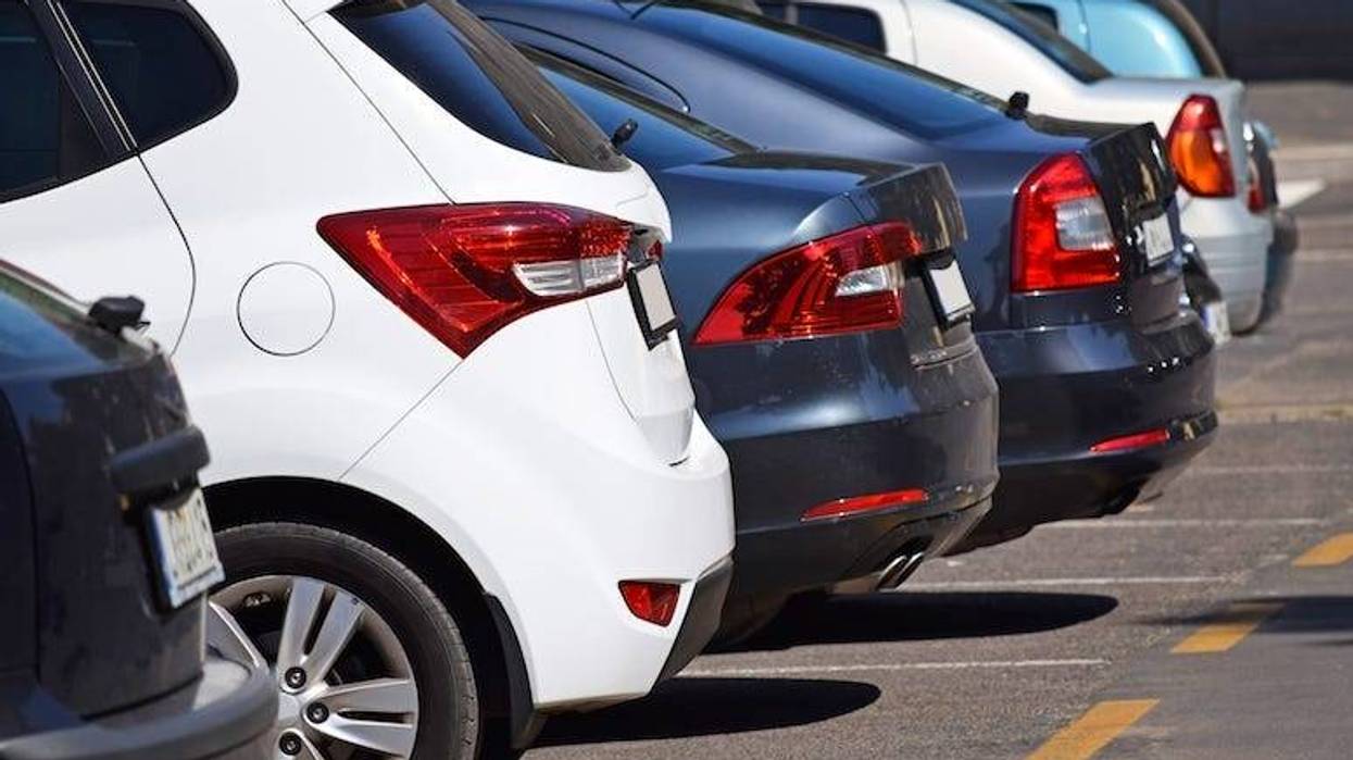 Cars, Generic, Parking Lot, Rear