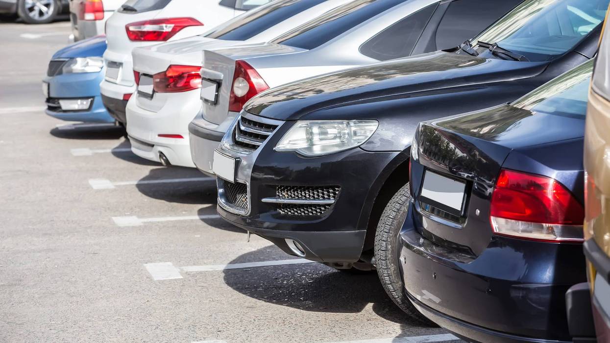 cars parked