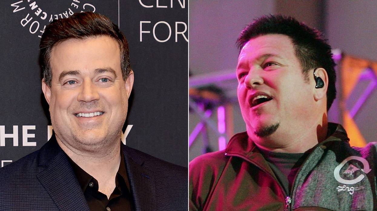 Carson Daly and Steve Harwell