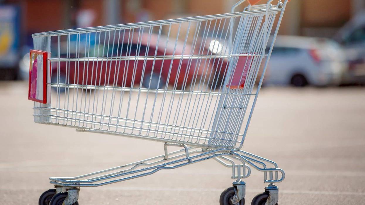 cart in parking lot