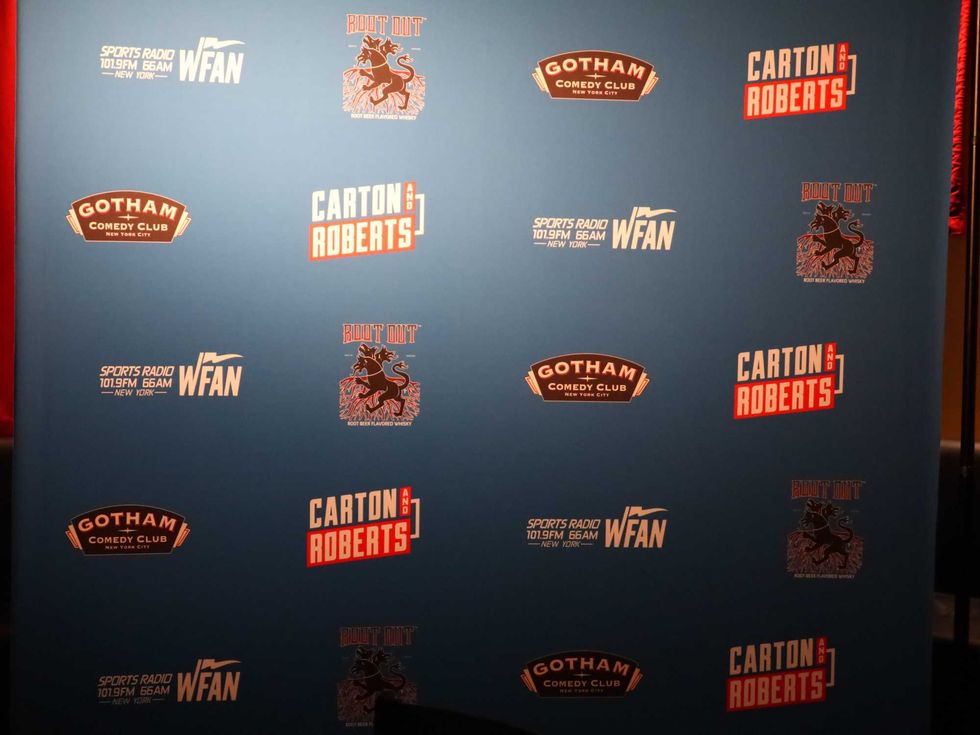 Carton and Roberts comedy night