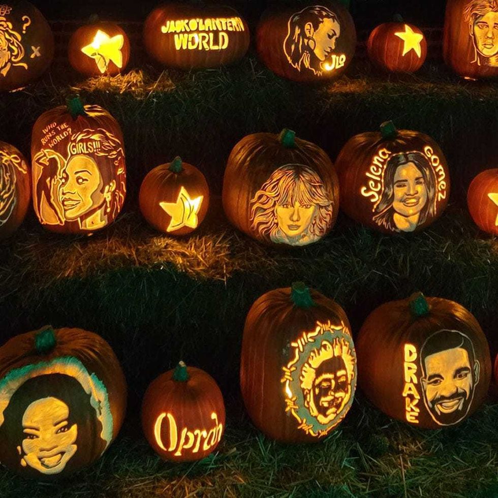 Carved pumpkins
