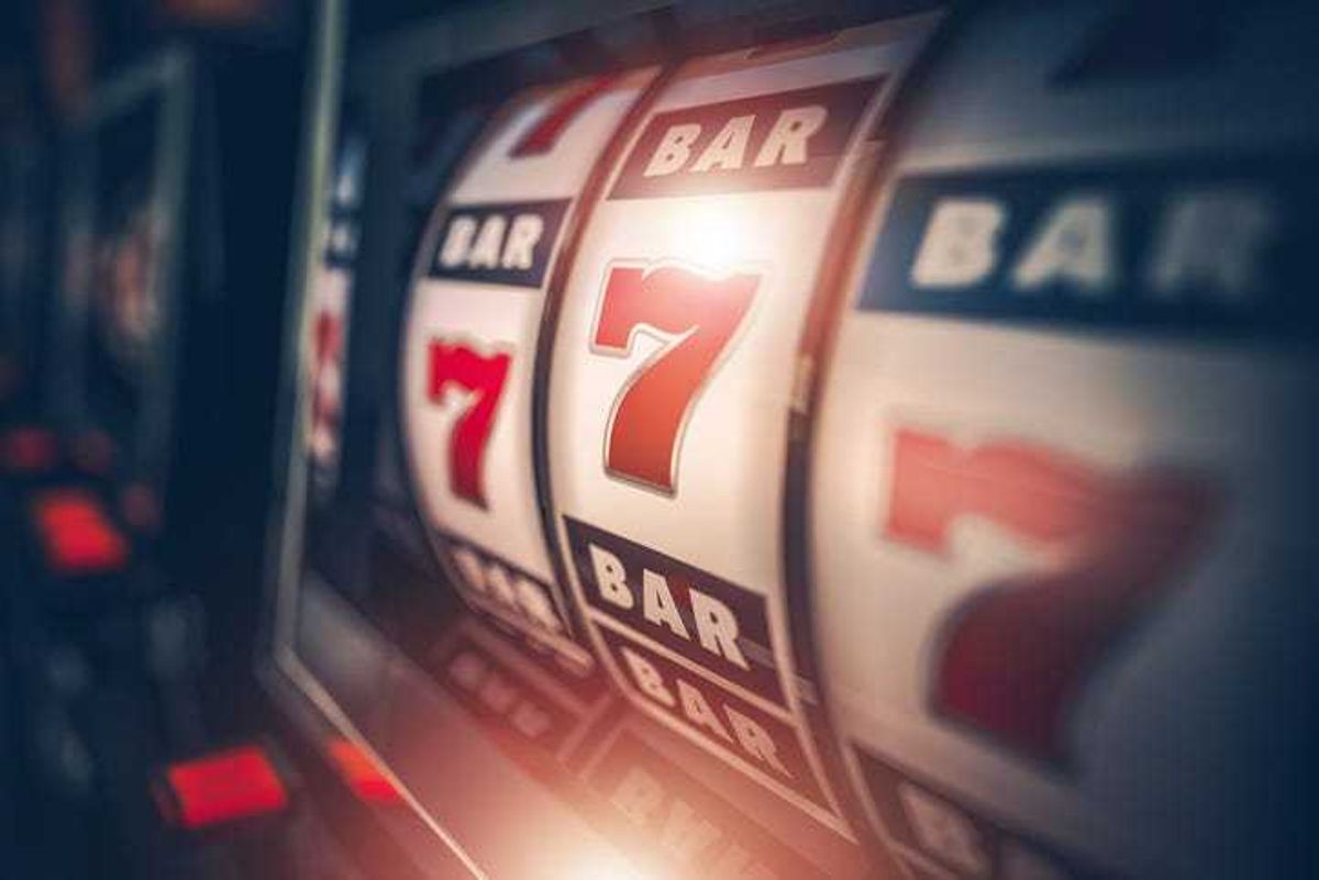 Casino slot machine.