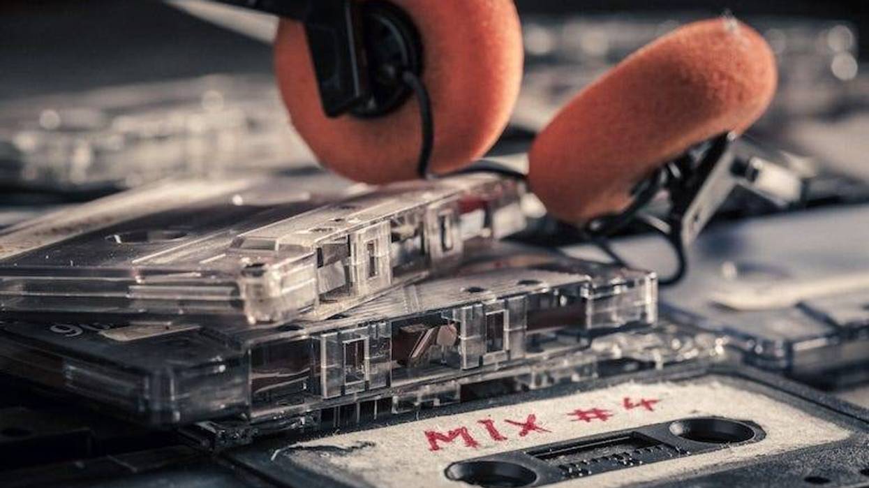 Cassette Tapes, Wooden Table, Mixtapes, Headphones, Retro