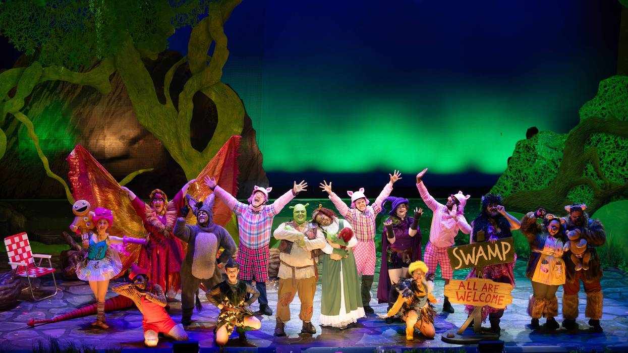 cast of shrek the musical