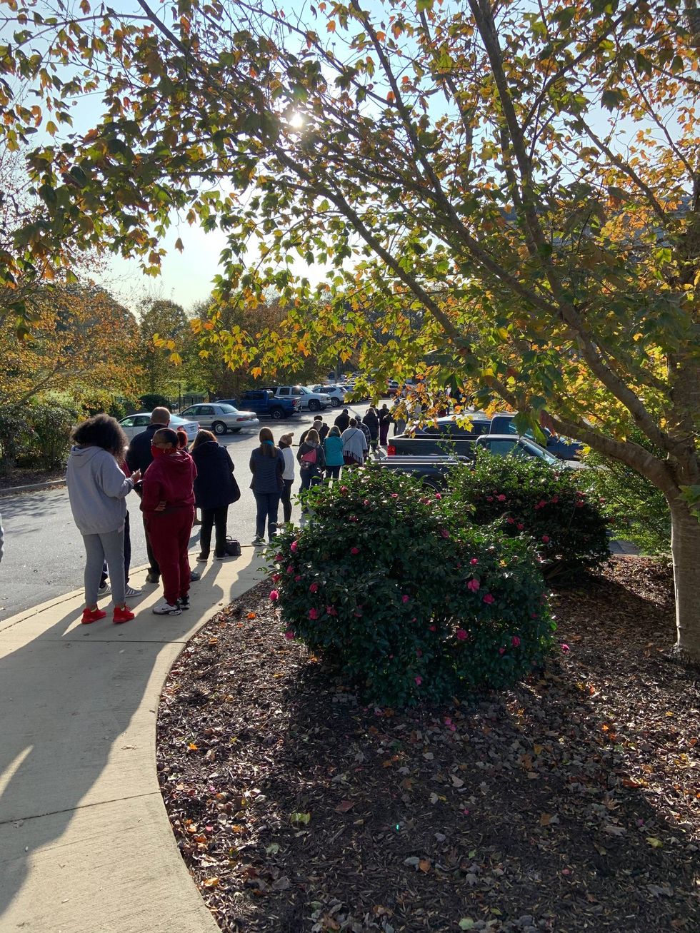 Castle Rock precinct in Greer at 8:55 a.m.