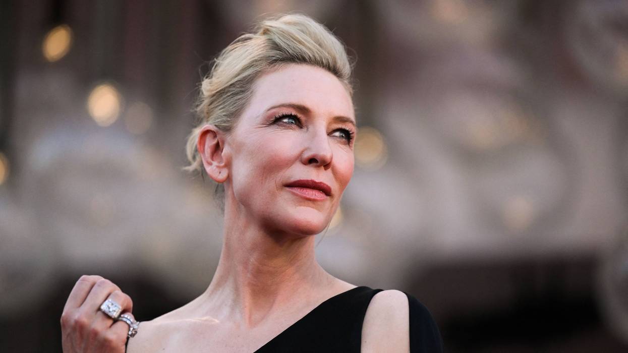 Cate Blanchett at awards ceremony in Venice