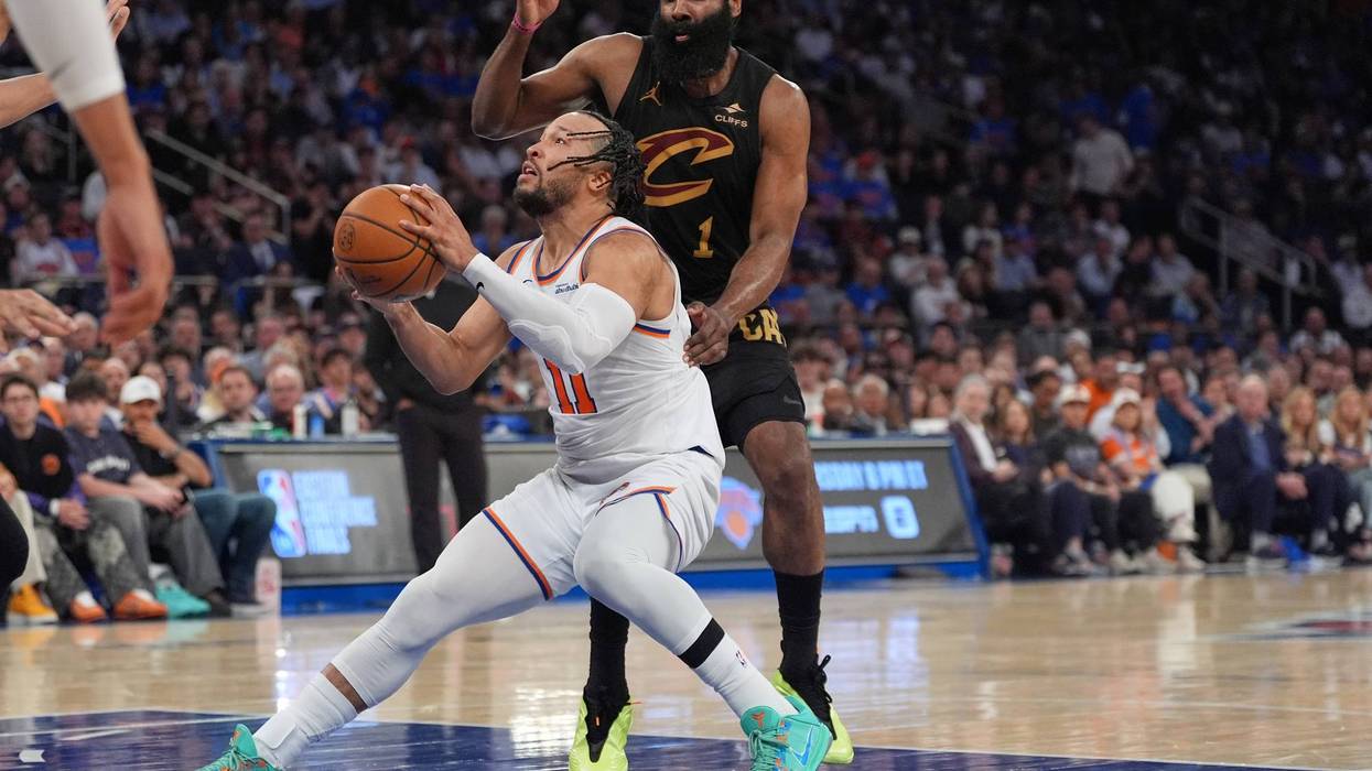 Cavaliers Knicks Basketball 8