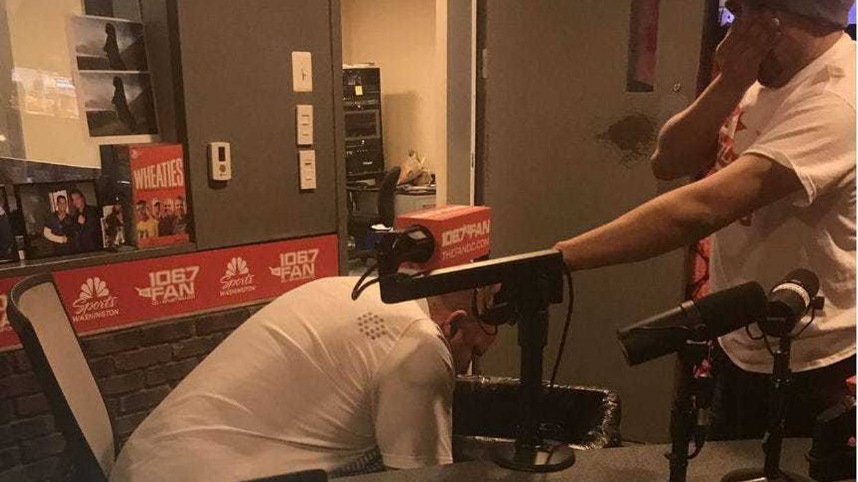 CDVTW: Blue Shorts Drinks Pickle Juice, Vomits In Studio