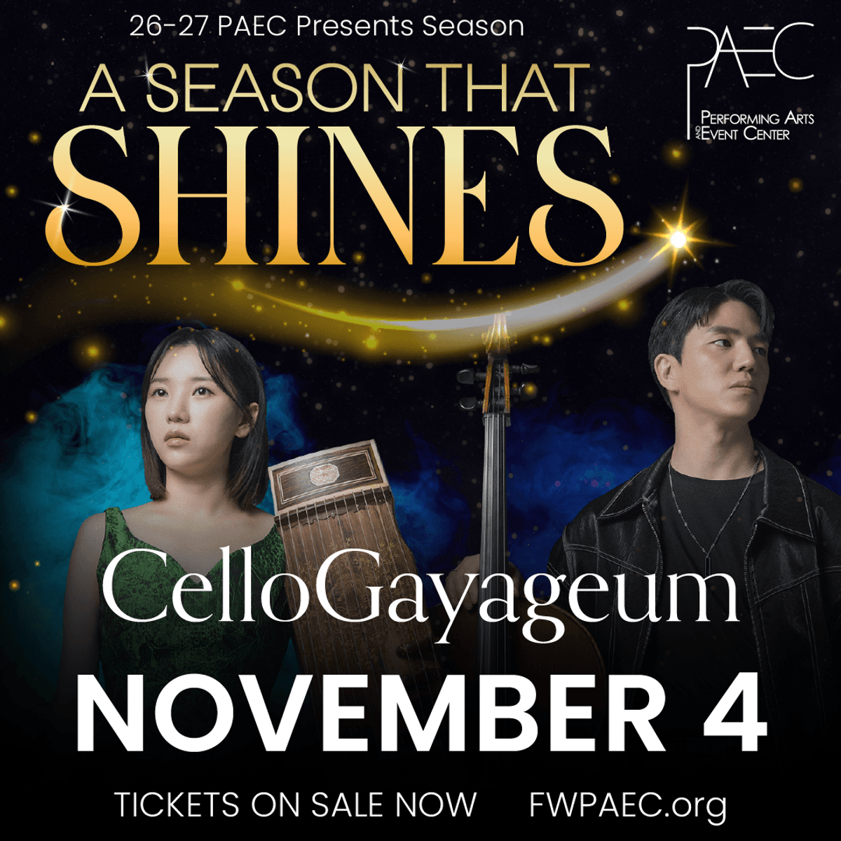 Enter to Win Tickets to CelloGayageum at Federal Way PAEC