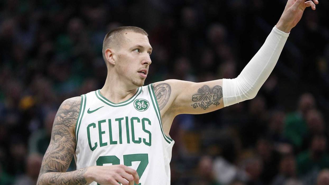 Celtics forward Daniel Theis