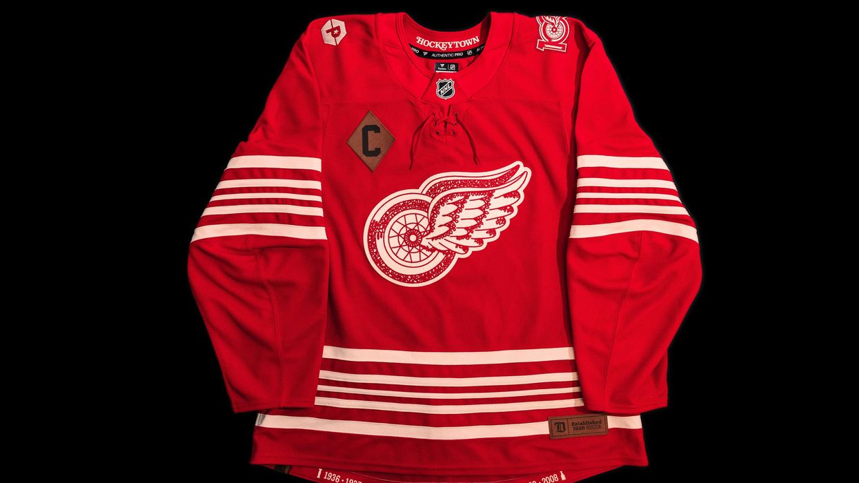 red wings jersey dress Detroit Red Wings Womens First Team Fashion Hockey Jersey Red, Red, 100% POLYESTER, Size L