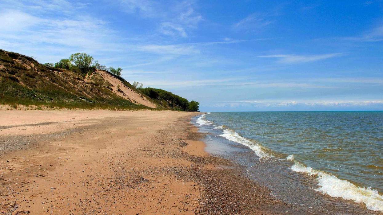 Central Beach scene - Indiana Dunes National Lakeshore