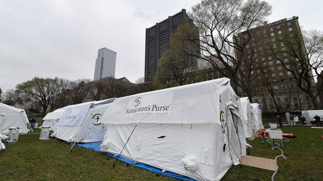 Central Park Field hospital