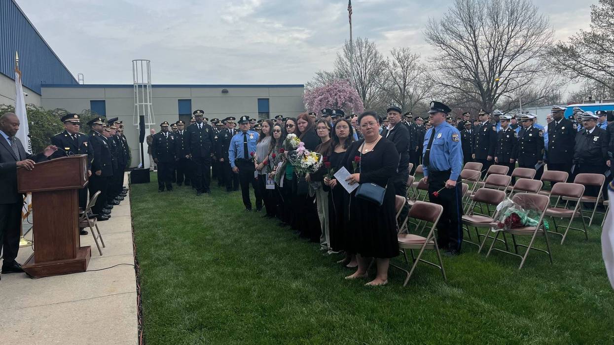 Ceremony in honor of fallen officer Sgt. Richard Mendez