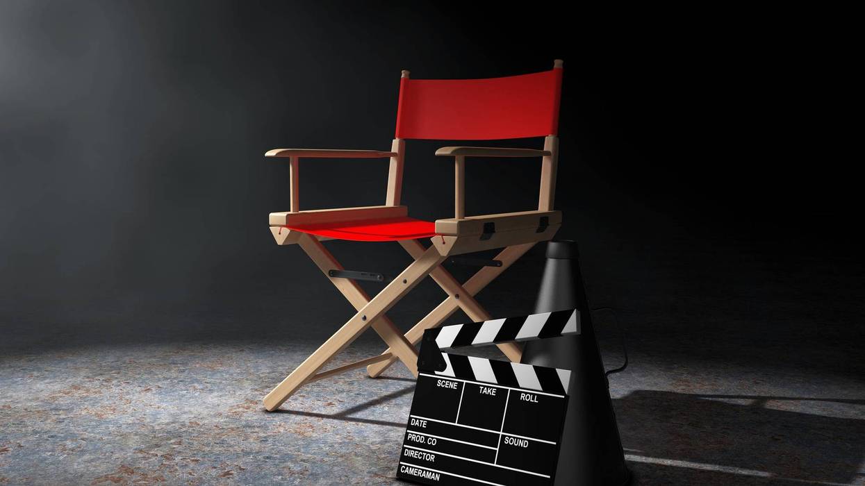 Chair and Movie Clapper