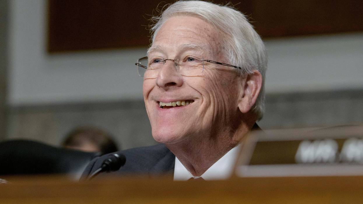 Chairman Sen. Roger Wicker, R-Miss., presides over a Senate Committee on Armed Services hearing for the pending confirmation of Air Force Lieutenant General John D. Caine (Retired), to be general and Chairman of the Joint Chiefs of Staff, on Capitol Hill, Tuesday, April 1, 2025, in Washington.