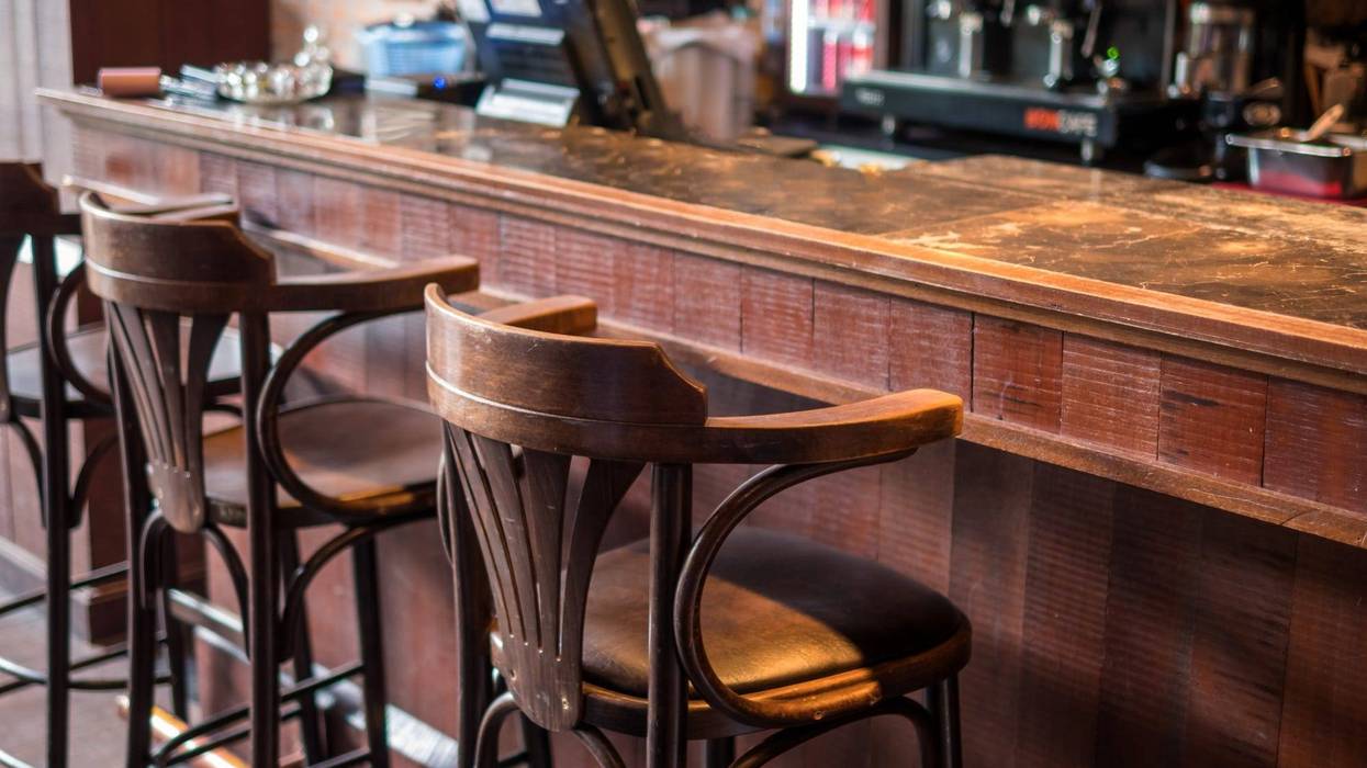 Chairs and bar counters In restaurants and beverages