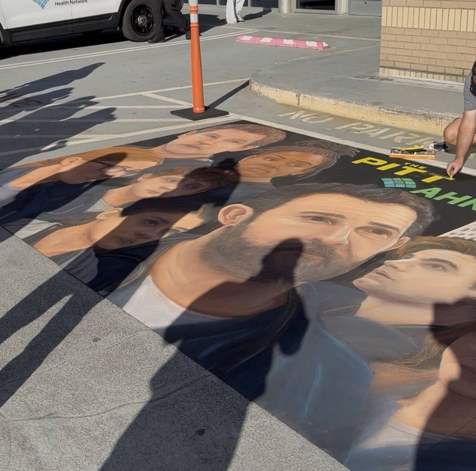 Chalk art of The PITT