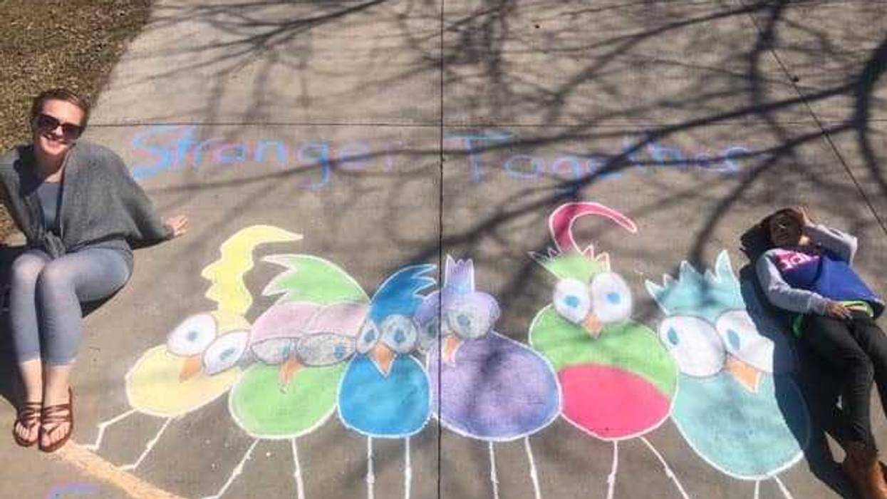 chalk the walk